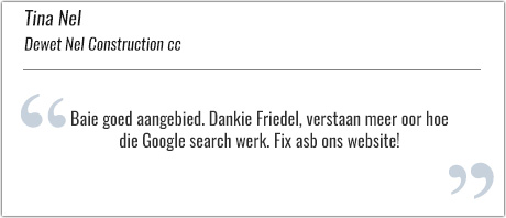 testimonial google talk