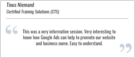 testimonial google talk